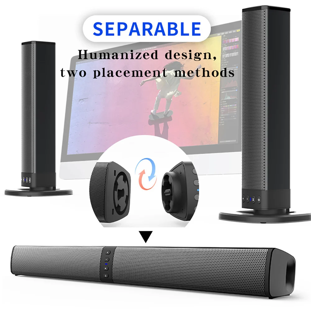 Home Cinema Speaker System - Wireless Bluetooth TV Sound Bar 2