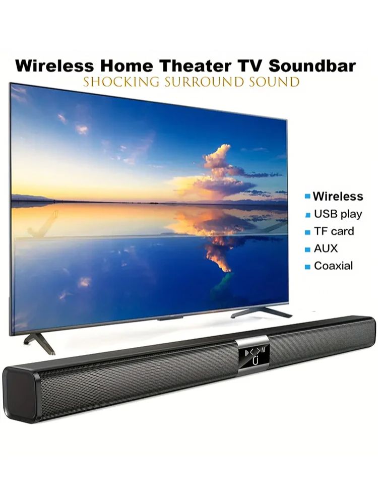 Home Cinema With Wireless Rear Speakers - Soundbar Cinema Soundbar Hifi Wireless Bluetooth