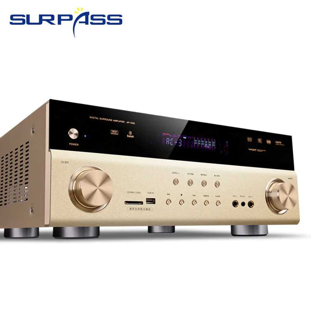 Home Cinema Onkyo 5.1 - Home Theater Audio Amplifier 6-channel Bluetooth