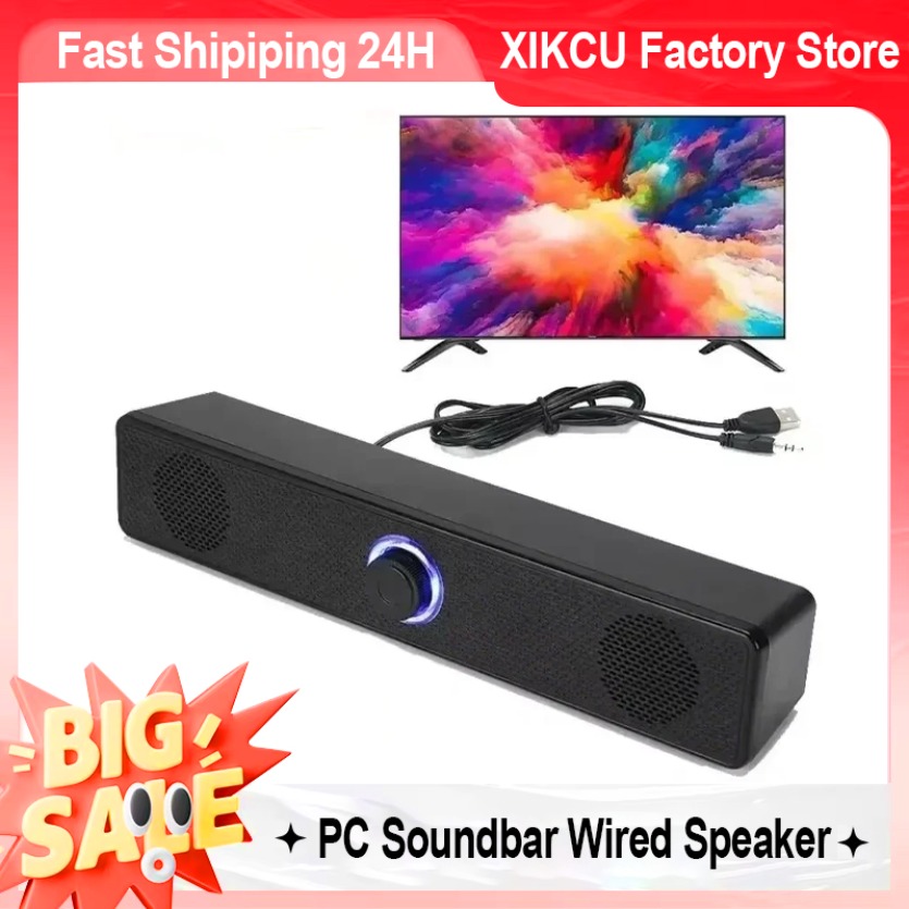 Home Cinema With Wireless Rear Speakers - XIKCU Wireless Bluetooth and PC Soundbar