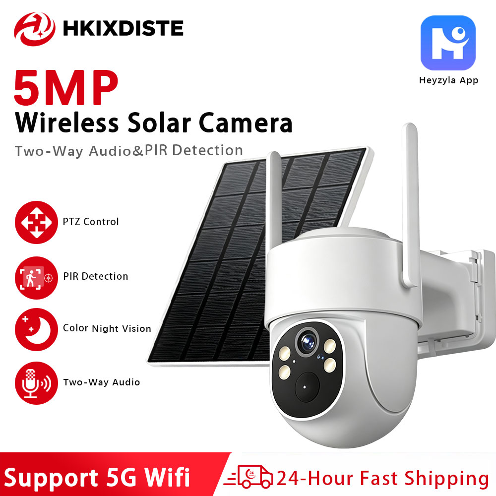 5GHz WiFi 5MP Outdoor Solar Sa - Home Cinema Sony ulasan dan harga