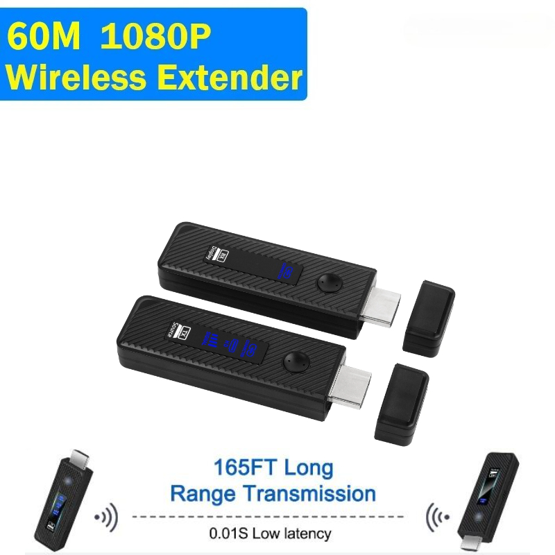 1080p 60m Wireless Video Trans - Home Cinema Tv Screen ulasan dan harga