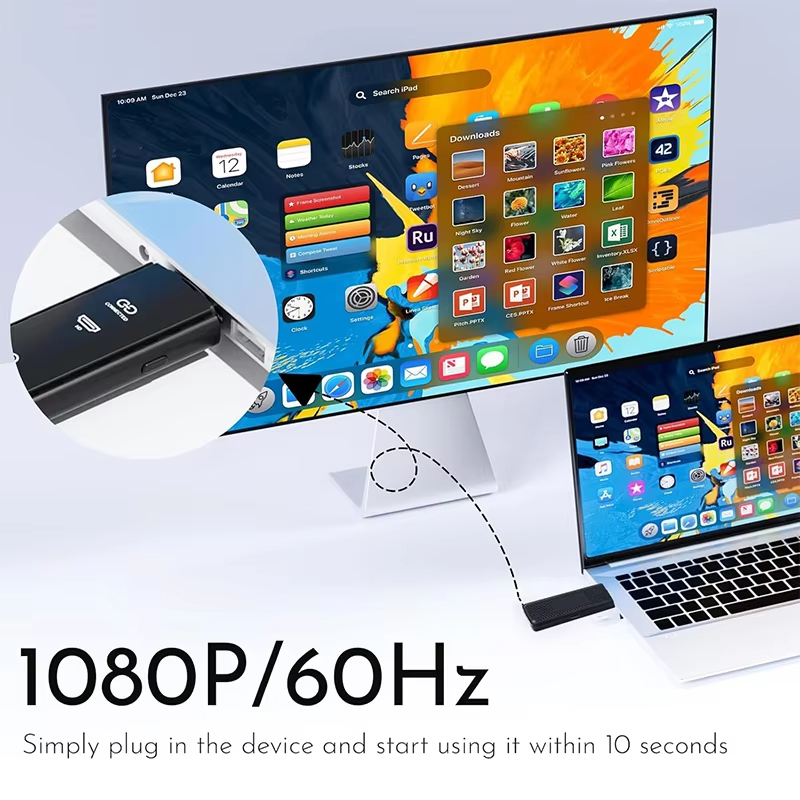 1080p 60m Wireless Video Trans - Home Cinema Tv Screen ulasan dan harga