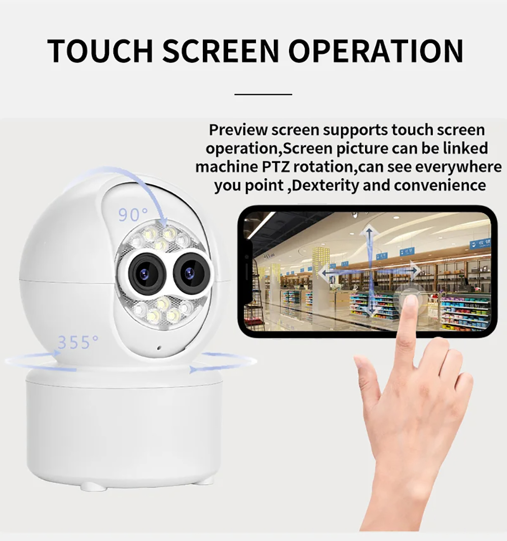 ICsee Dual-Lens 4MP Security C - Home Cinema Sony ulasan dan harga
