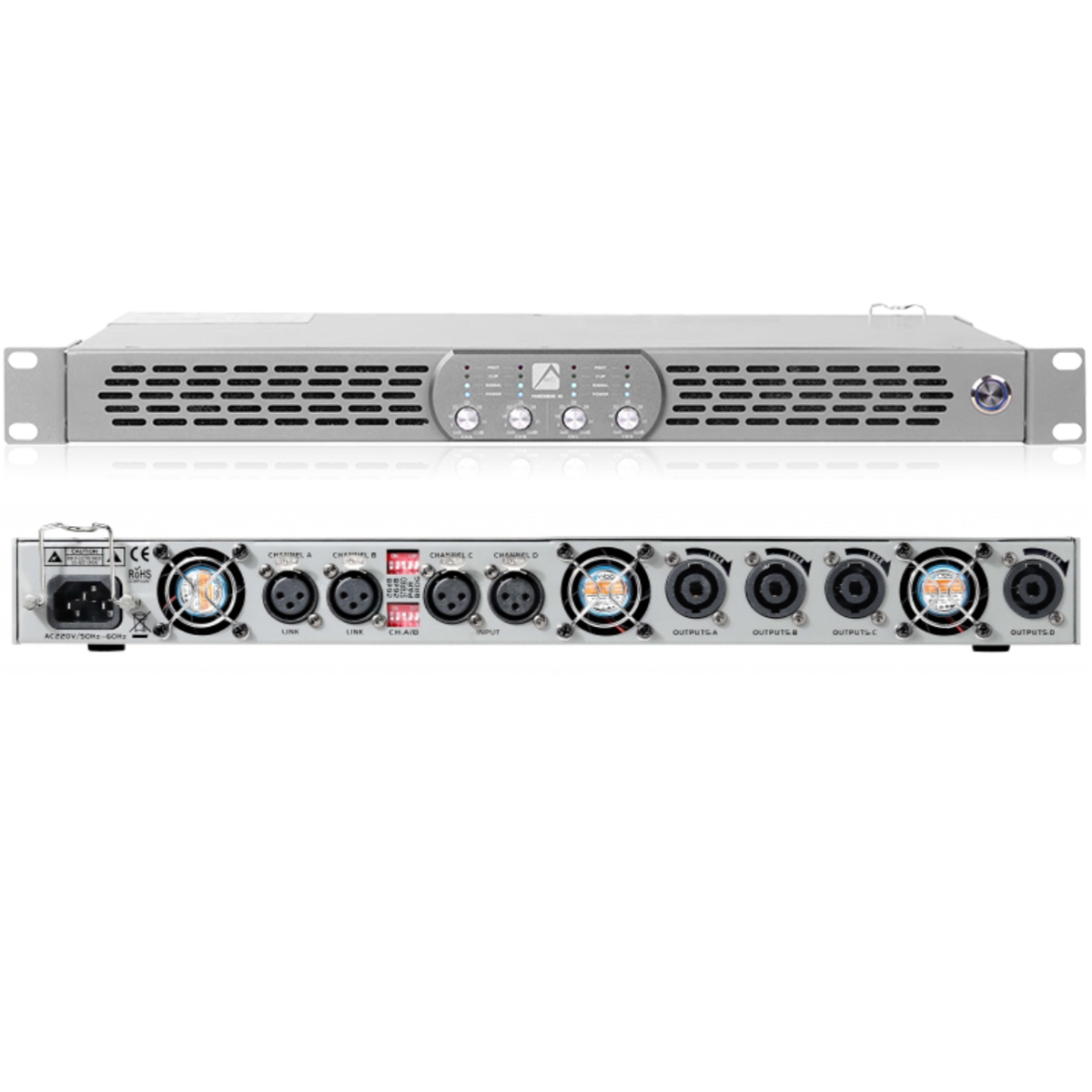 1U Digital Power Amplifier 4Ch - Home Cinema Heos ulasan dan harga