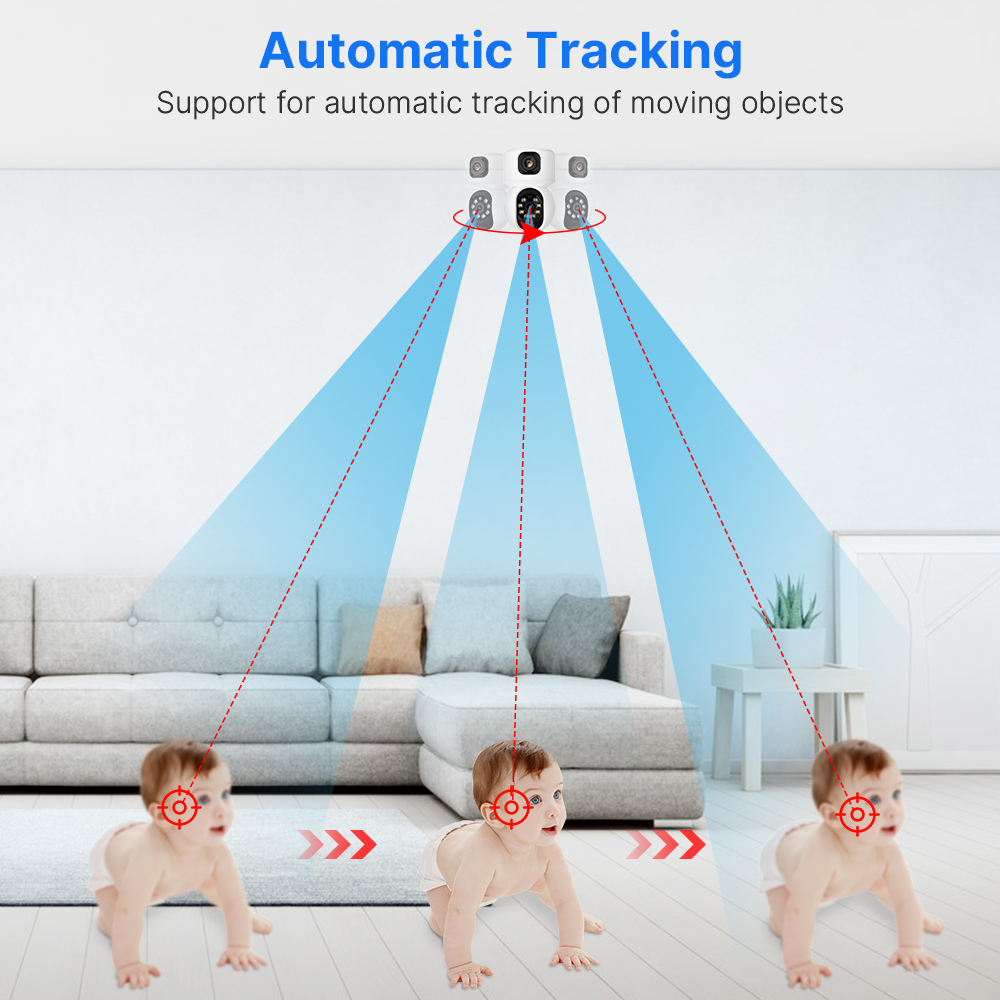 Hiseeu 2K 4MP PTZ IP Camera WI - Home Cinema Sony ulasan dan harga