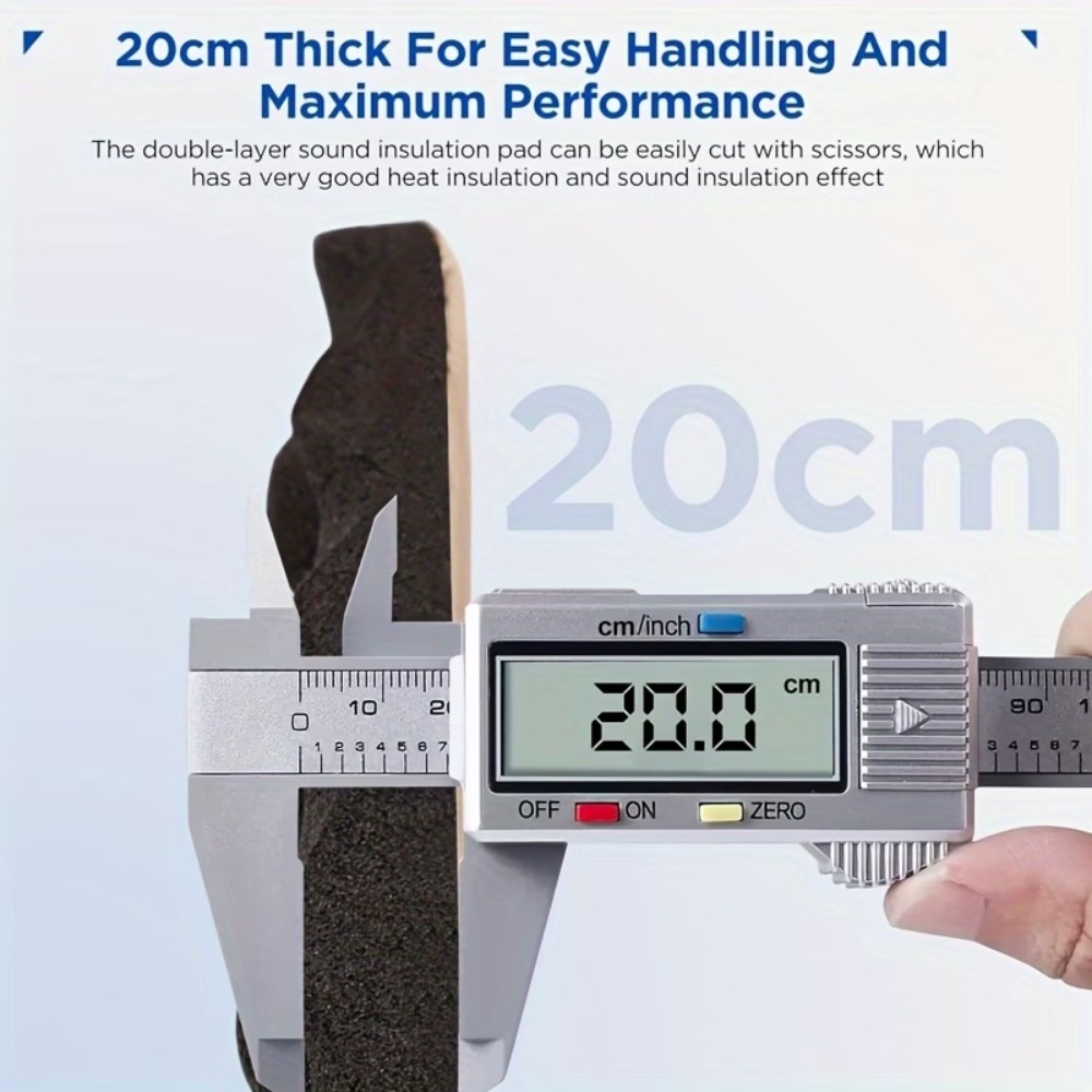 1 Roll 2cm-50x100cm Self-Adhes - Acoustic Foam Panel ulasan dan harga