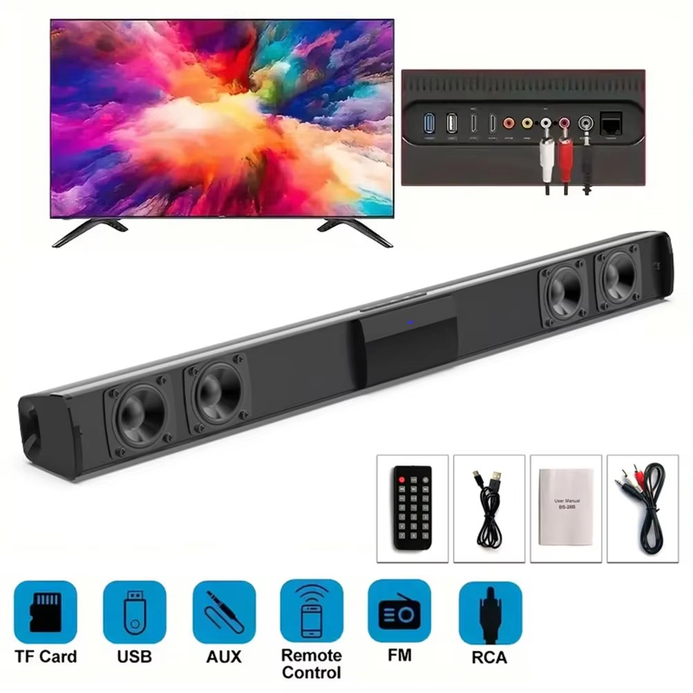 Soundbar Cinema Soundbar Hifi  - Home Cinema With Wireless Rear Speakers ulasan dan harga