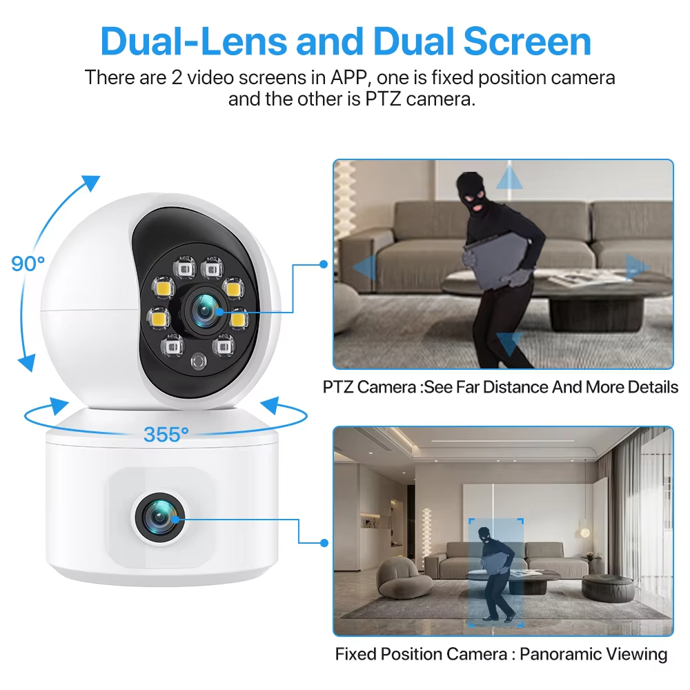 6MP ICSEE WiFi IP Camera Dual  - Home Cinema Sony ulasan dan harga