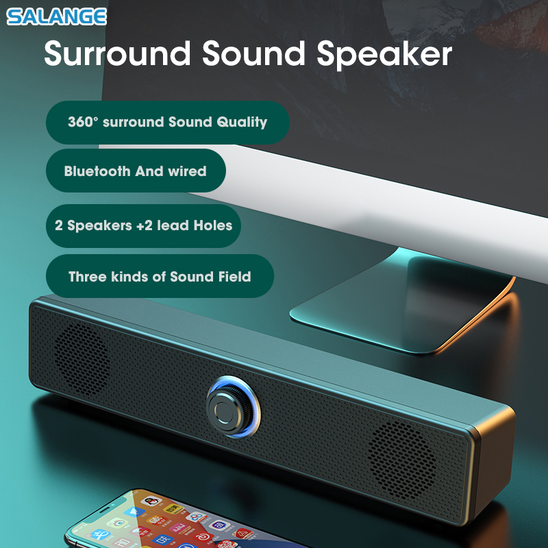 PC Soundbar Wired/Wireless Blu - Home Cinema With Wireless Rear Speakers ulasan dan harga