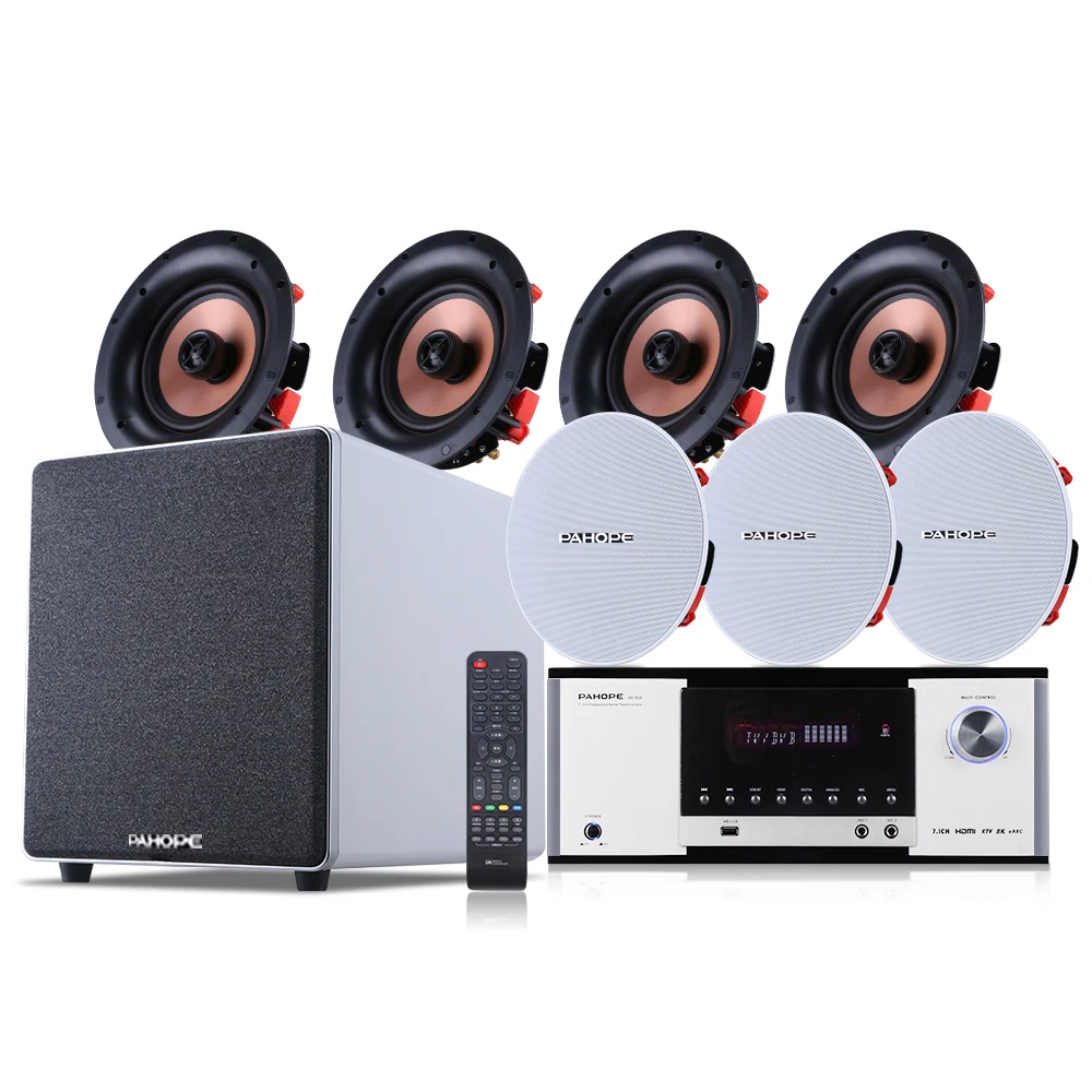 7.1 Home Theater Ceiling Speak - Home Cinema Speaker System ulasan dan harga