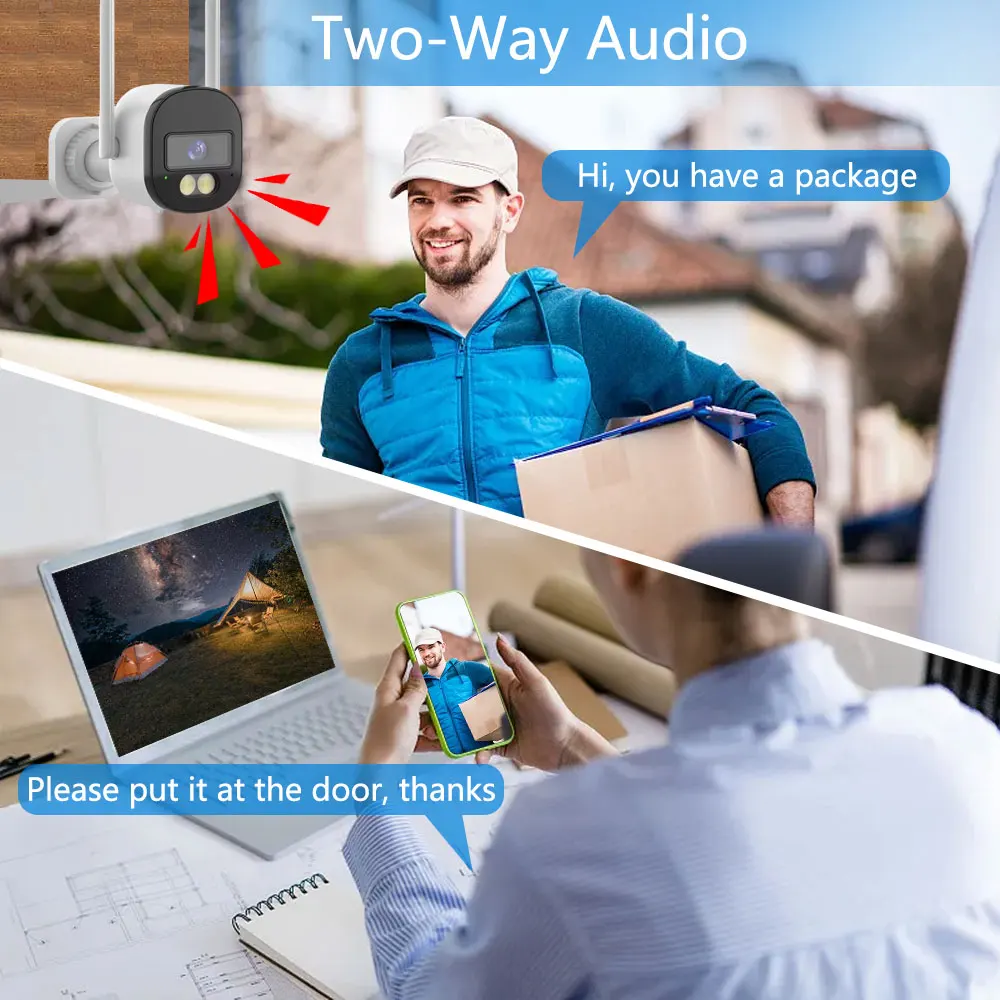 Tuya Bullet Camera Outdoor 5MP - Home Cinema Sony ulasan dan harga
