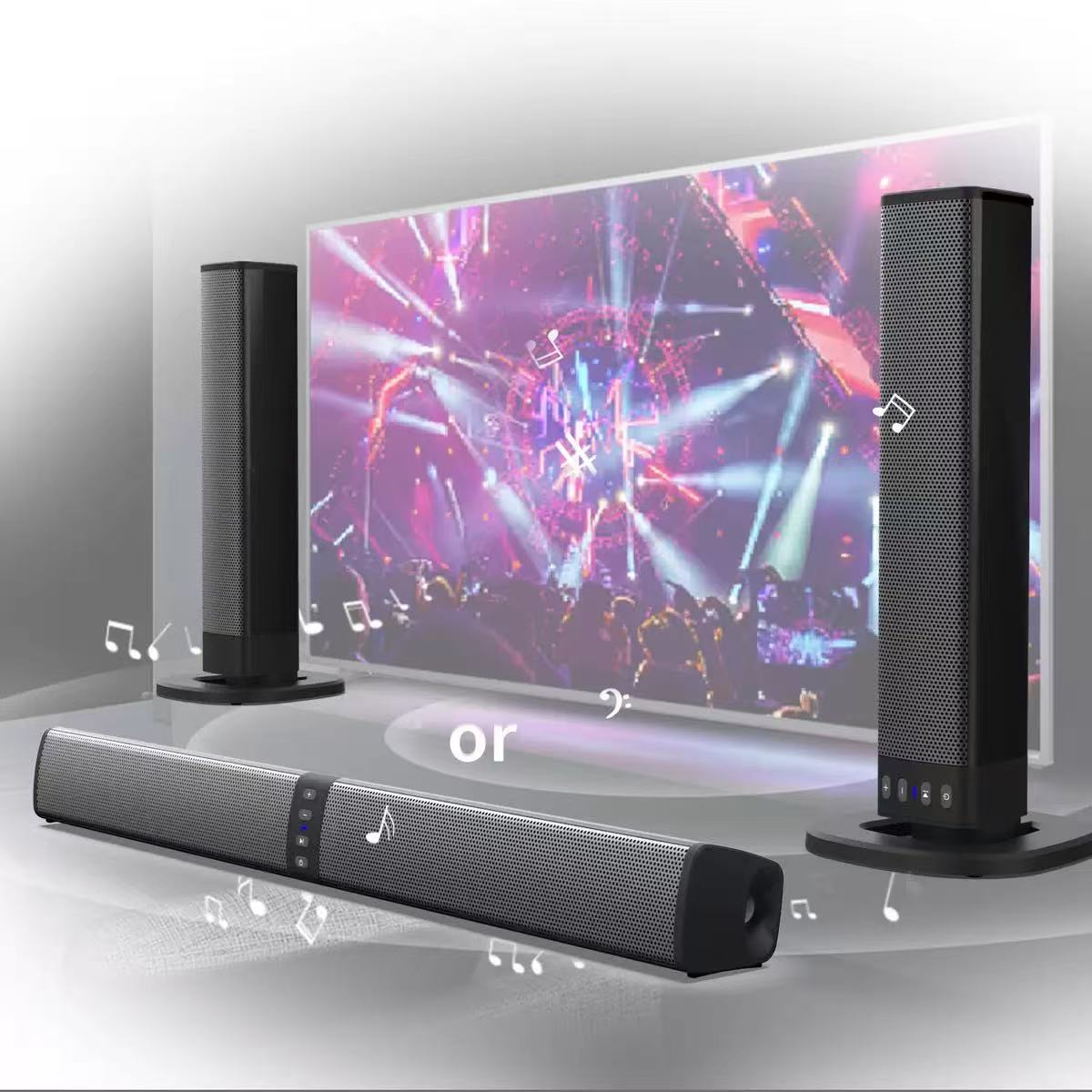 Bluetooth Speaker Super Powerf - Home Cinema With Wireless Rear Speakers ulasan dan harga