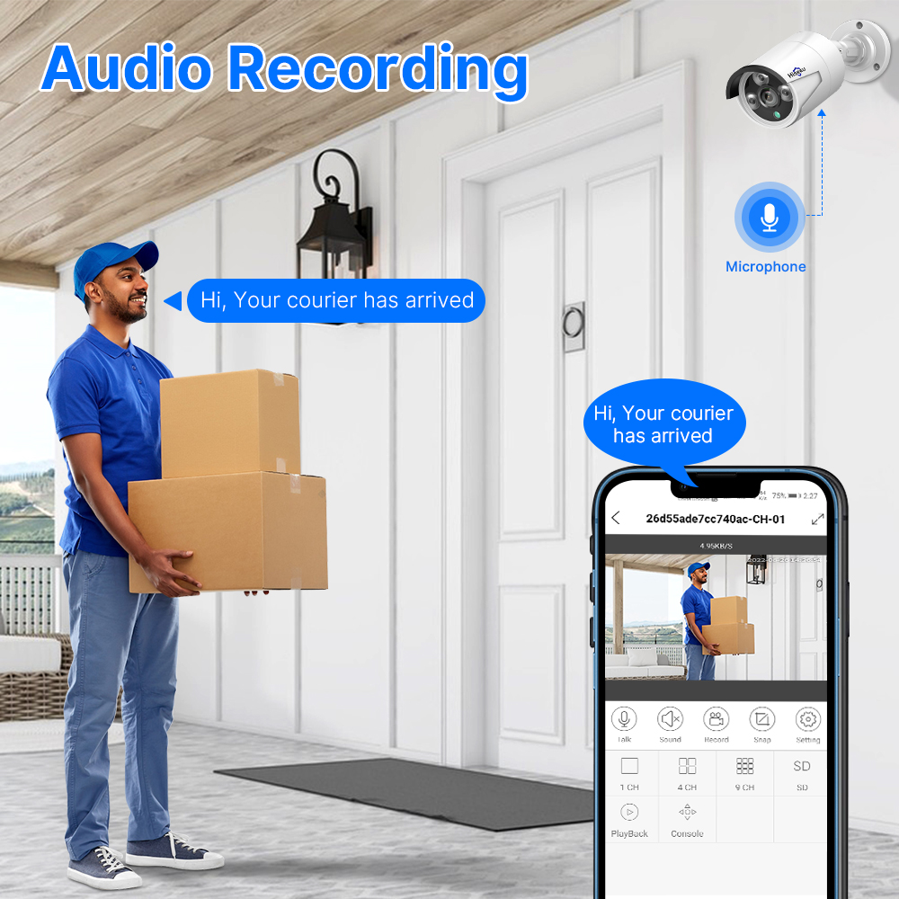 Hiseeu 5MP Audio IP Security S - Home Cinema Sony ulasan dan harga
