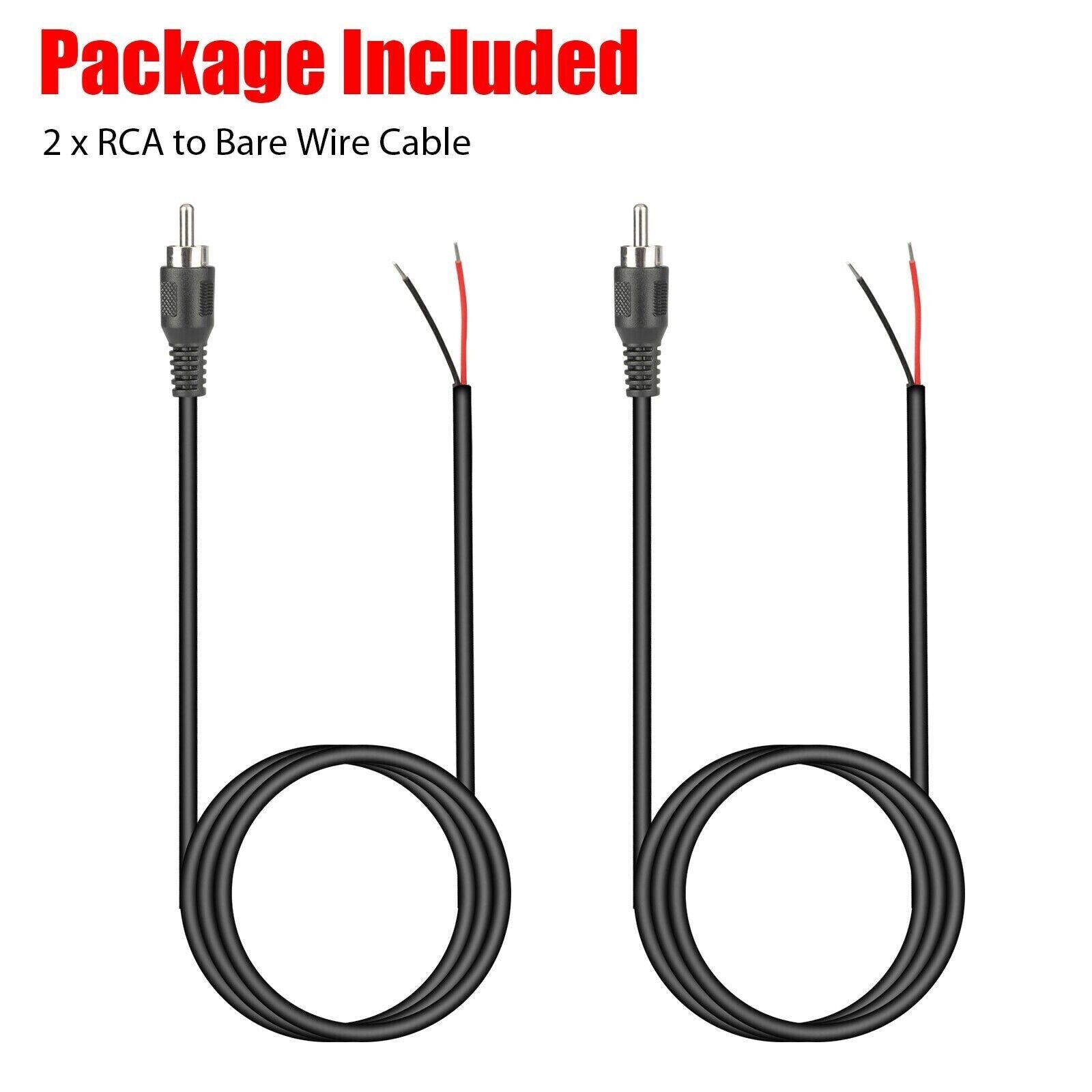 2-Pack 10ft RCA Male Plug To B - Home Cinema Speaker System ulasan dan harga