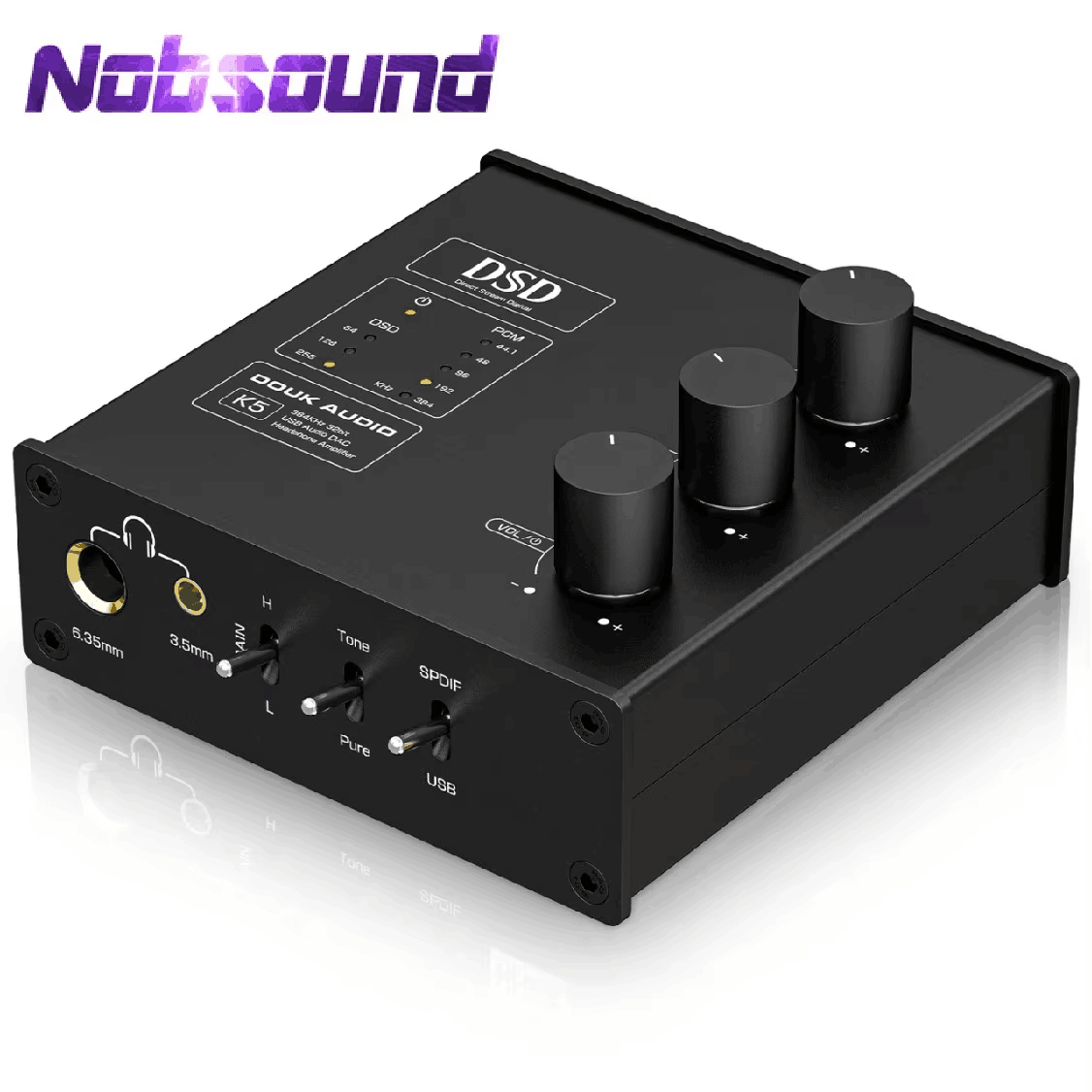 Nobsound K5 Mini ESS9038Q2M US - Home Cinema Receiver ulasan dan harga