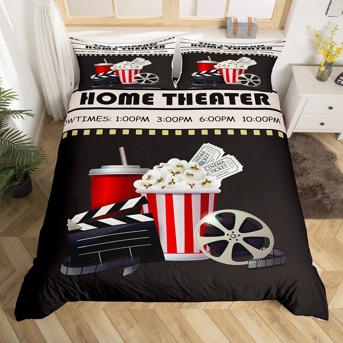 Vintage Cinema Ticket Duvet Co - Home Cinema Tickets ulasan dan harga