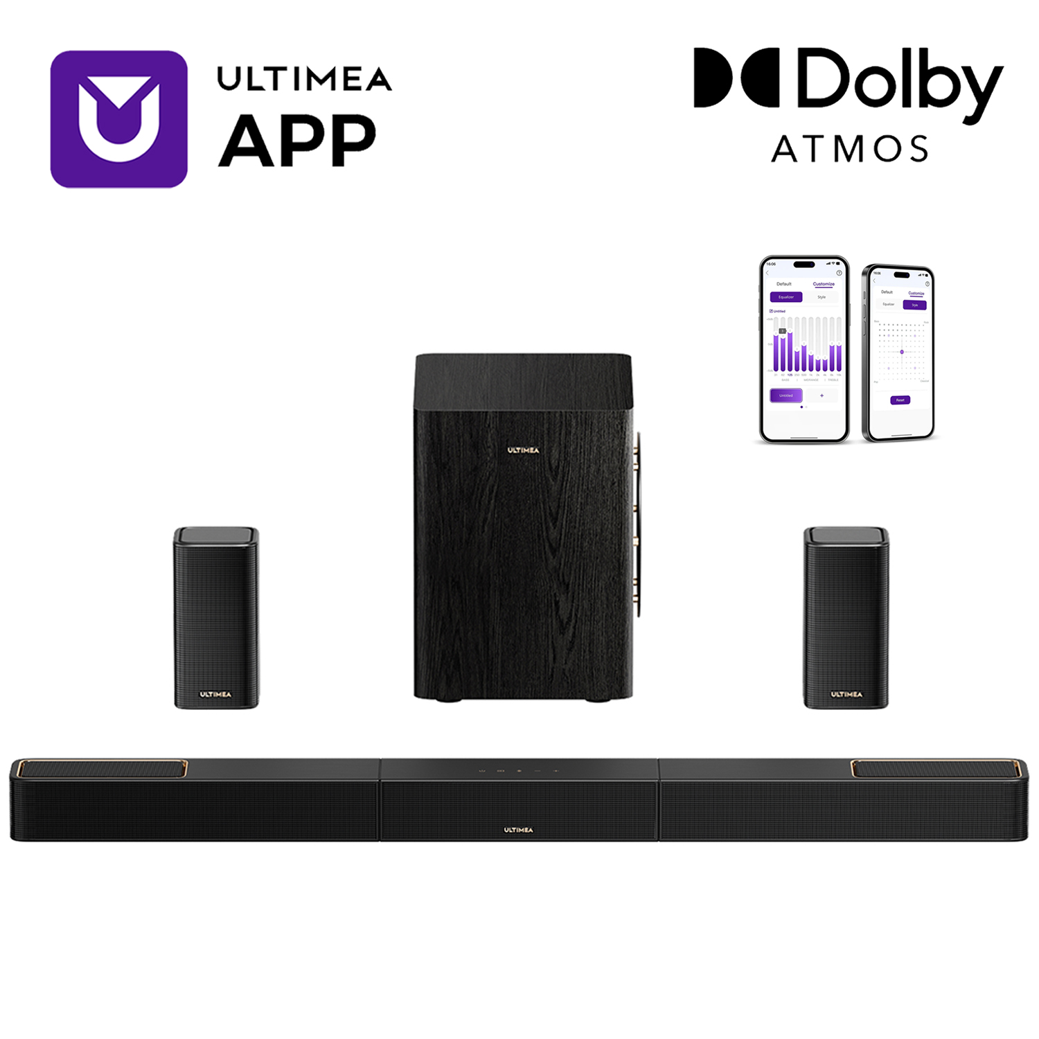 ULTIMEA 5.1.2 Surround Sound S - Home Cinema Dolby Atmos ulasan dan harga