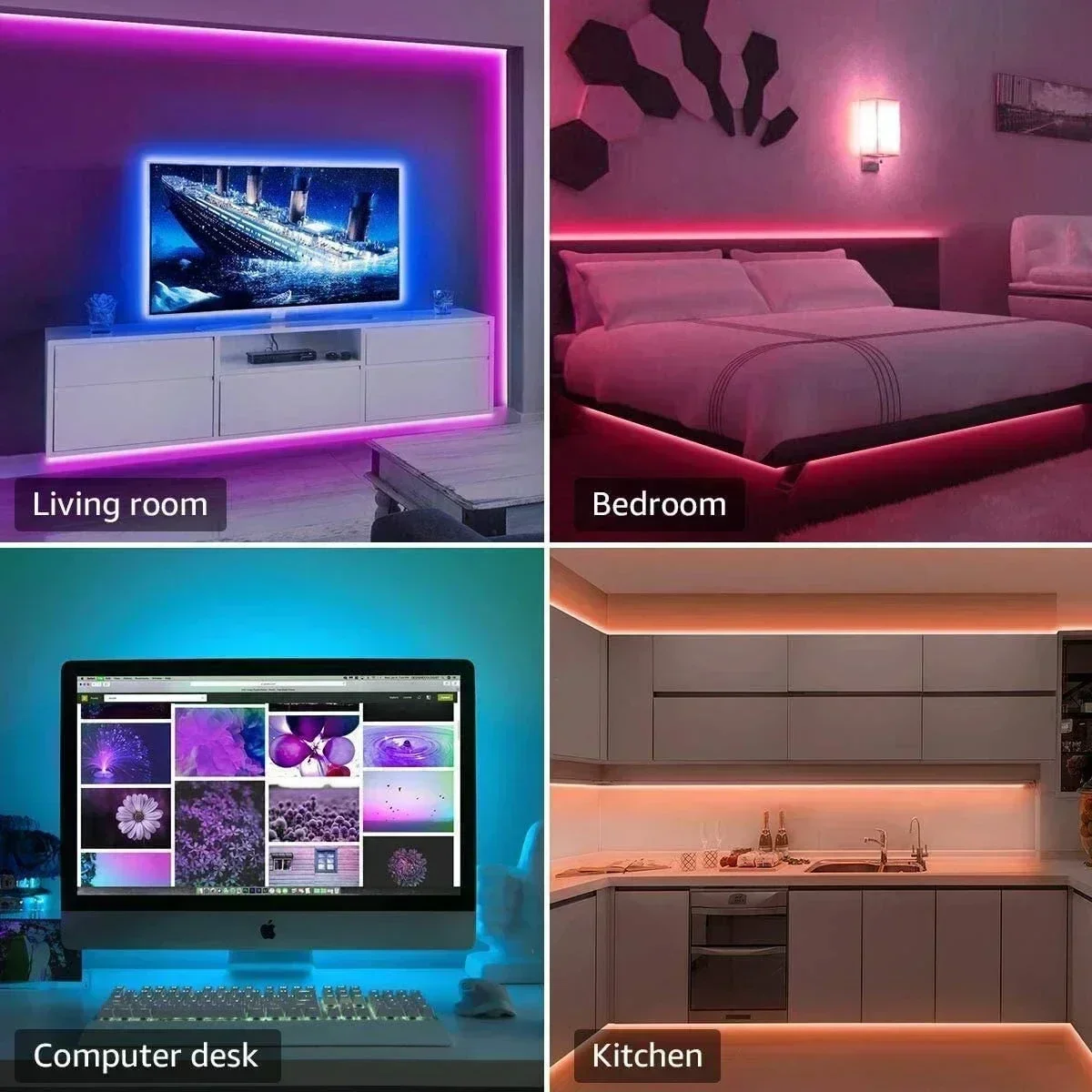 Smart RGB LED Gaming Light Str - Home Cinema Lighting ulasan dan harga