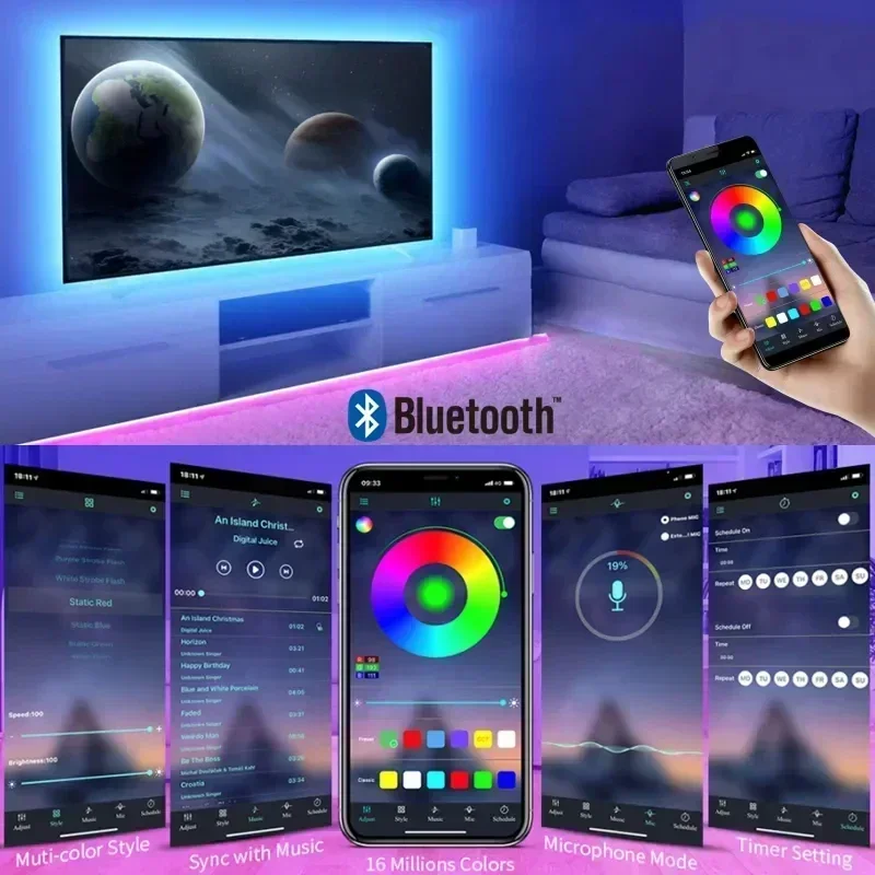 Smart RGB LED Gaming Light Str - Home Cinema Lighting ulasan dan harga