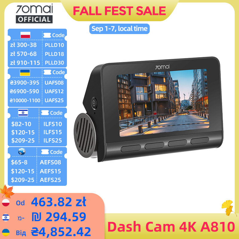 70mai 4K Dash Cam A810 HDR Bui - Home Cinema Blu Ray Sony ulasan dan harga