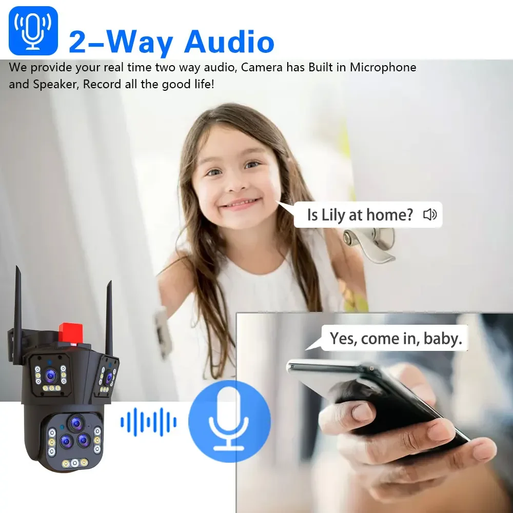 Ultra 20MP 10K WIFI PTZ Contro - Home Cinema Sony ulasan dan harga