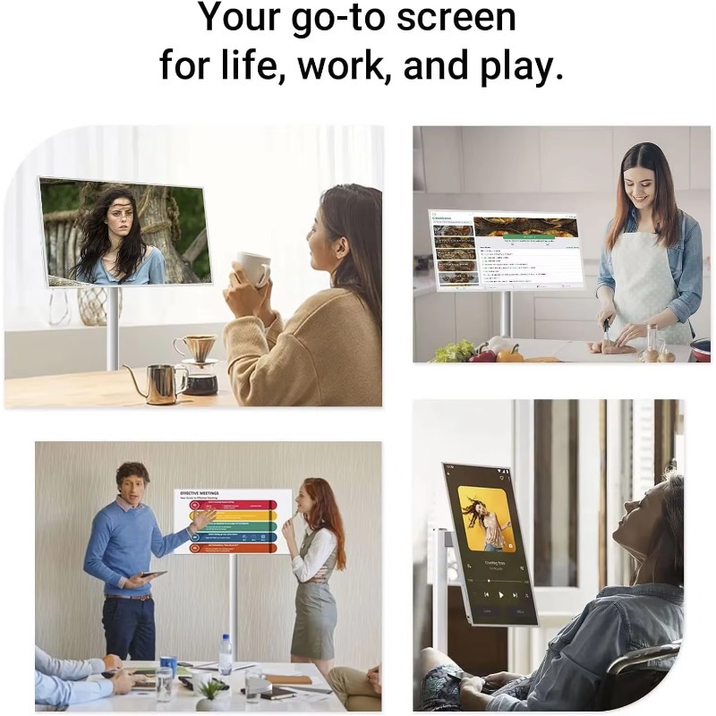 21.5-inch Portable LED White S - Home Cinema Tv Screen ulasan dan harga