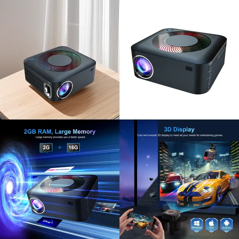 XNANO Factory Wholesale X5 Pro - Home Cinema With Projector ulasan dan harga