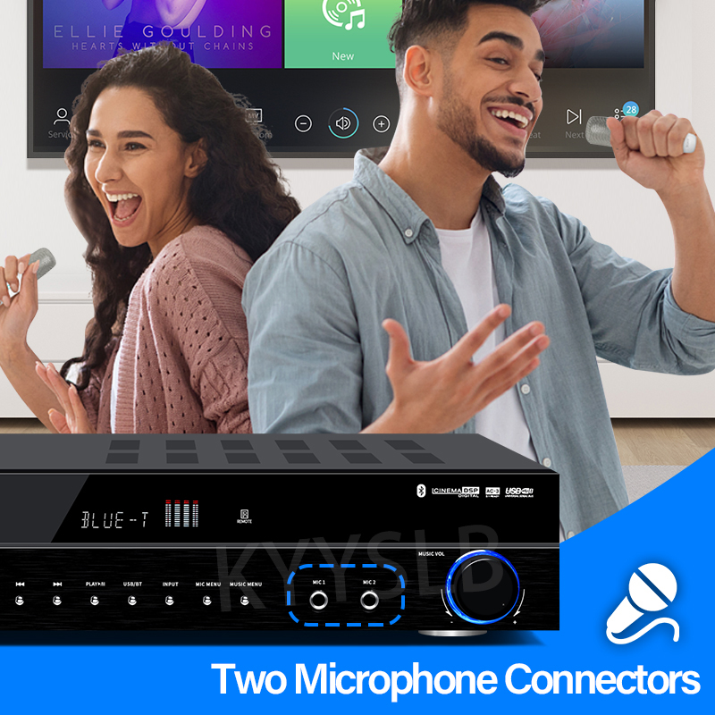900W Blueteeth Amplifier Audio - Home Cinema Onkyo 5.1 ulasan dan harga