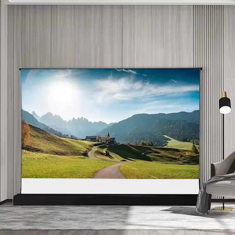 2025 MAX White Cinema 8K For A - Home Cinema Tv Screen ulasan dan harga