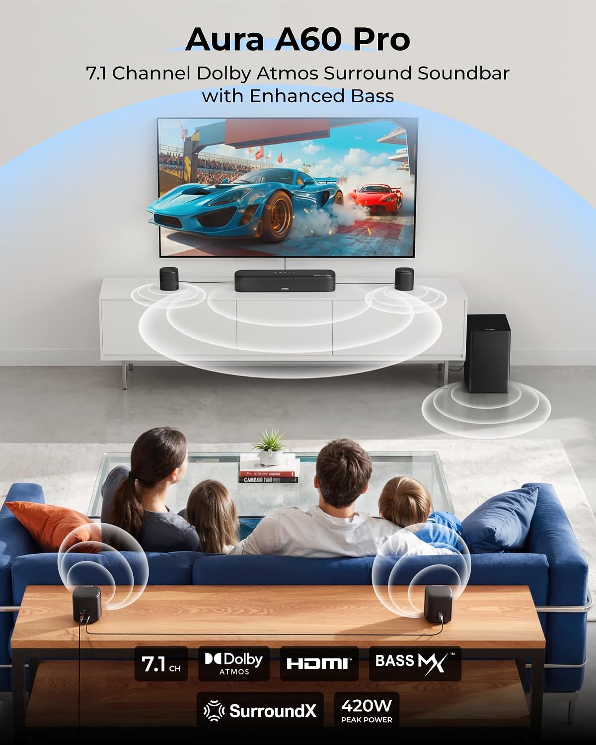 7.1-Channel Dolby Atmos Surrou - Home Cinema Dolby Atmos ulasan dan harga