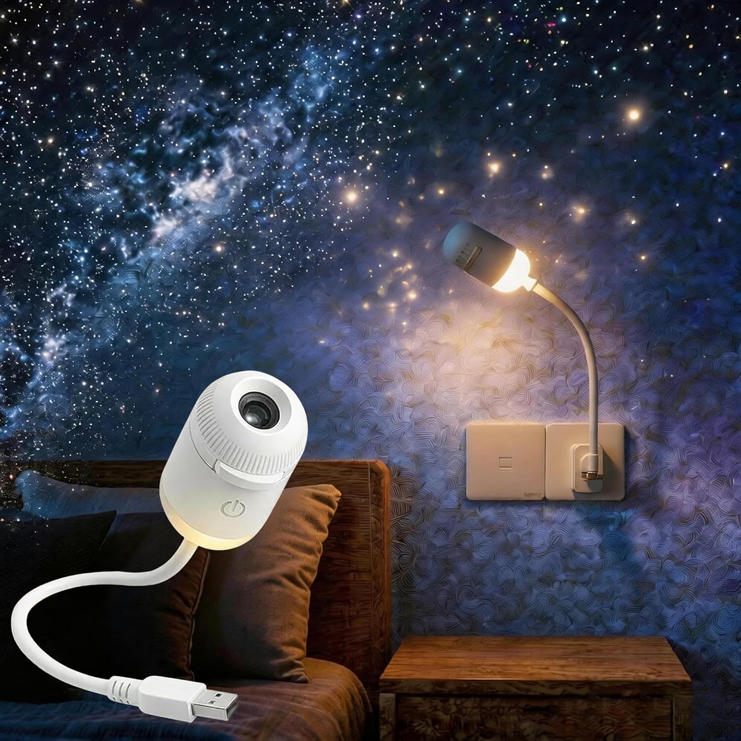 2-in-1 Galaxy Projector Night  - Home Cinema With Projector ulasan dan harga
