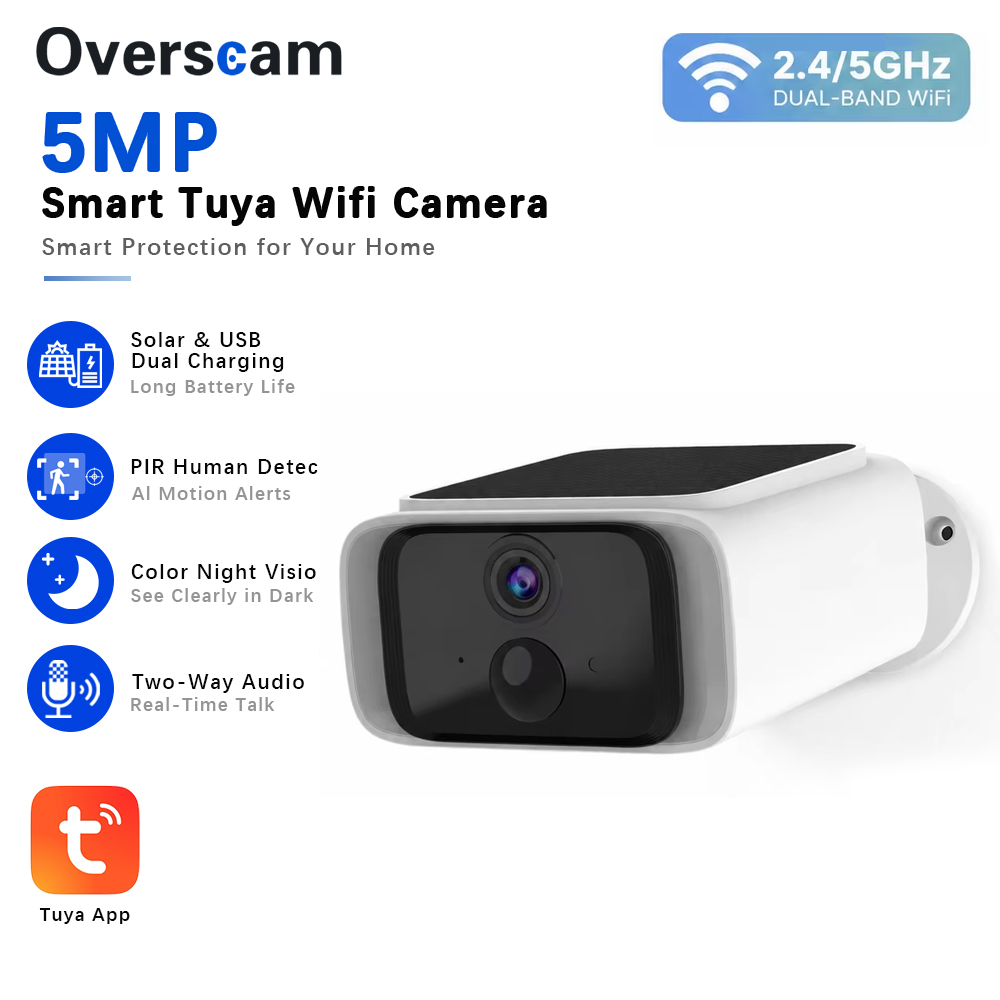 Tuya 5MP Solar Security Camera - Home Cinema Sony ulasan dan harga