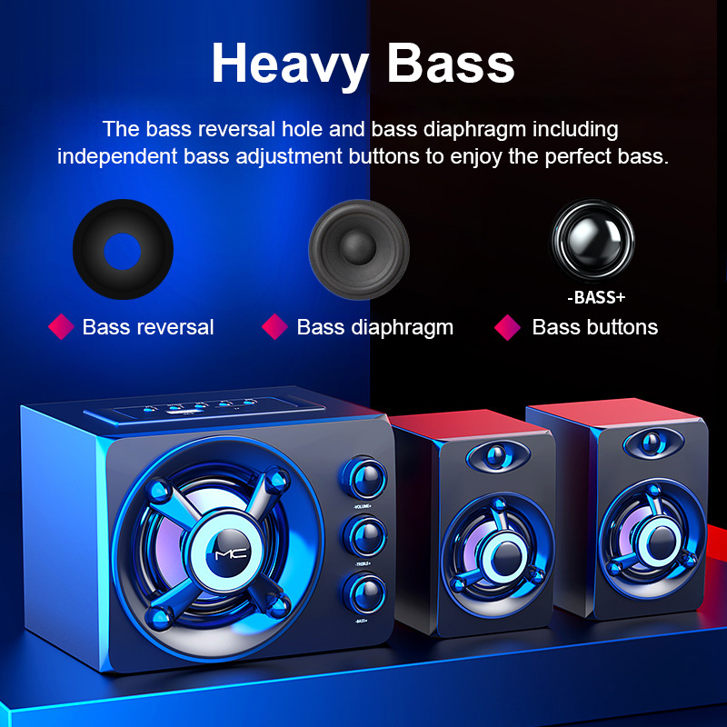HIFI 3D Stereo Alto-falantes C - Home Cinema With Wireless Rear Speakers ulasan dan harga