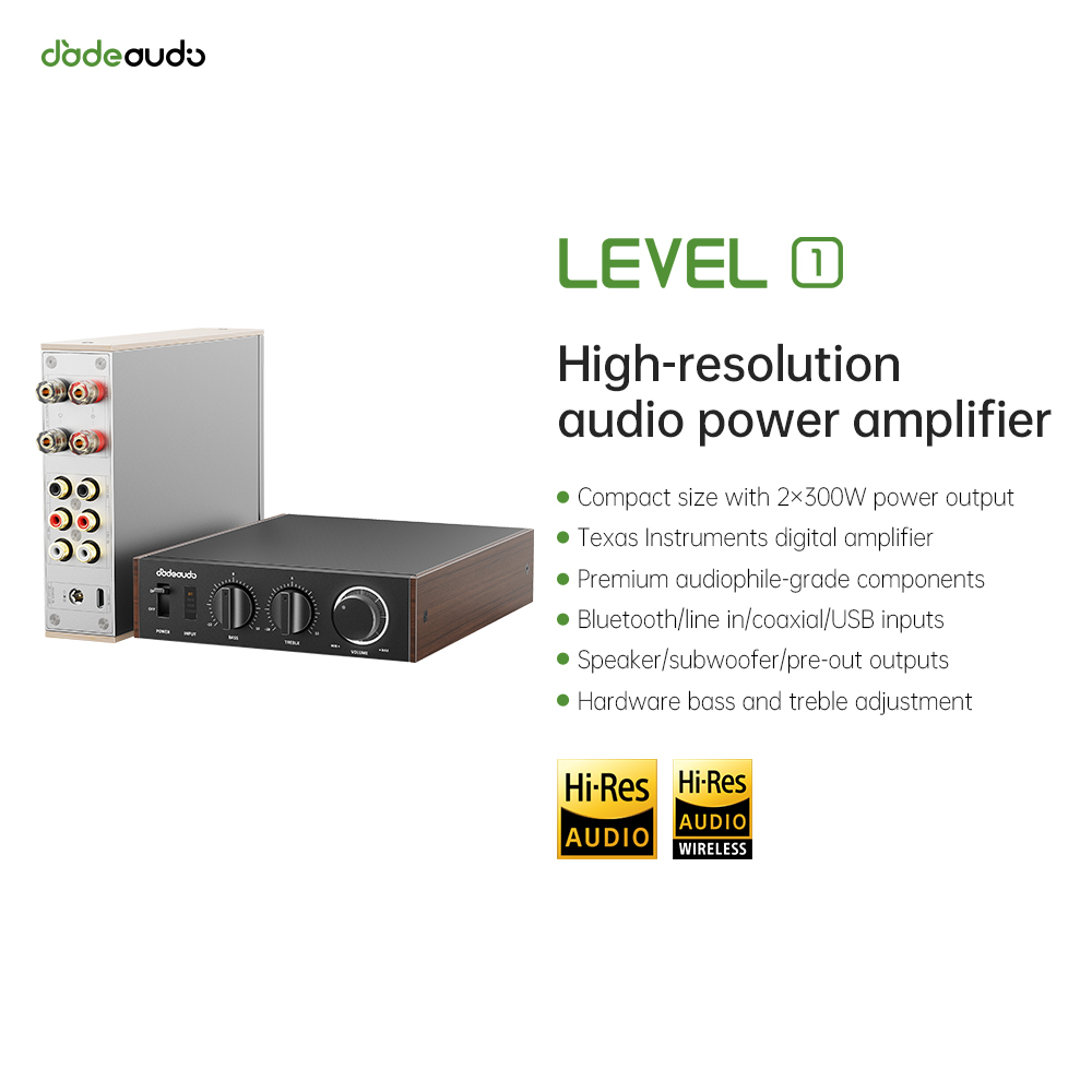 JadeAudio Level 1 Desktop HiFi - Home Cinema Heos ulasan dan harga