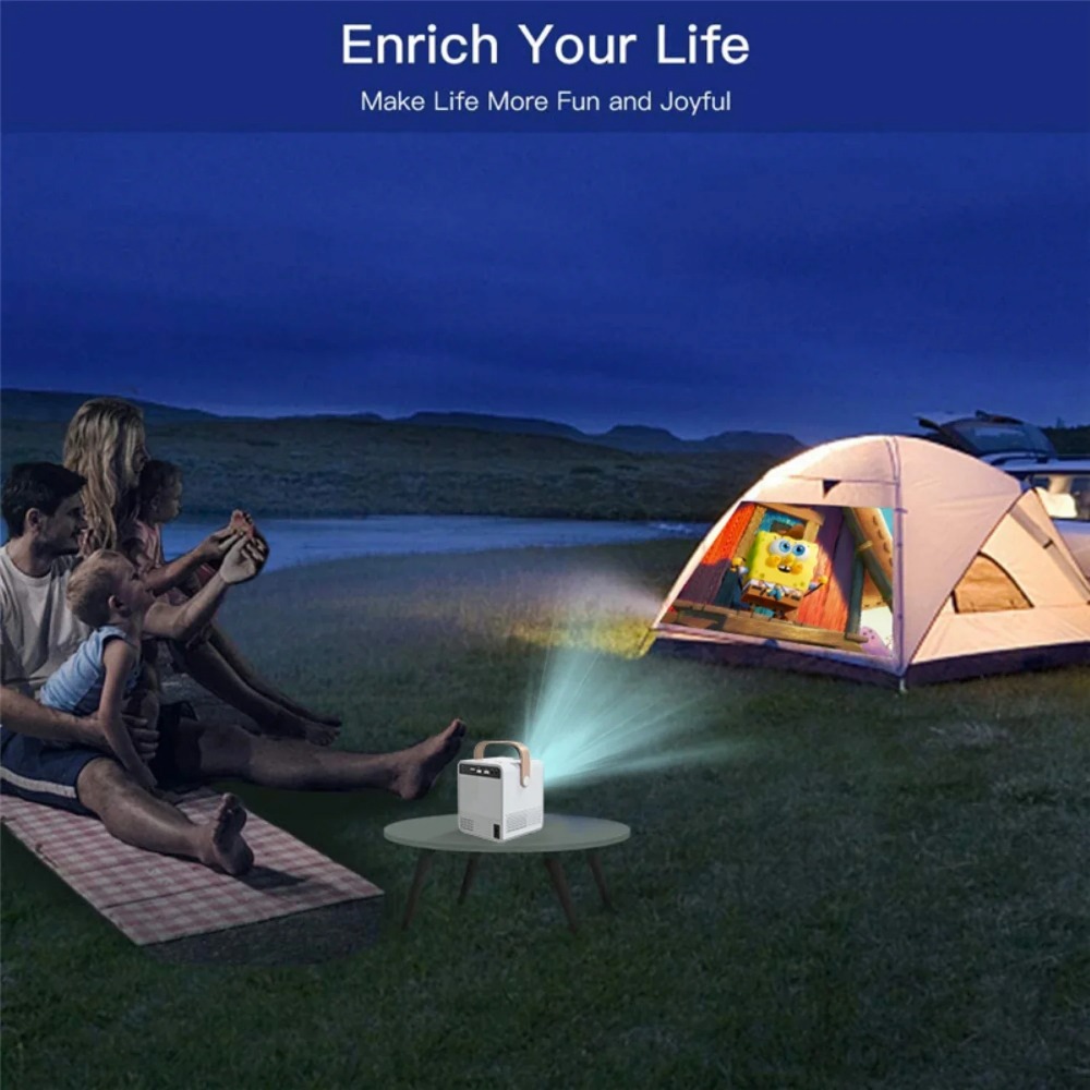 Portable Smart 4K Projector Mi - Home Cinema With Projector ulasan dan harga