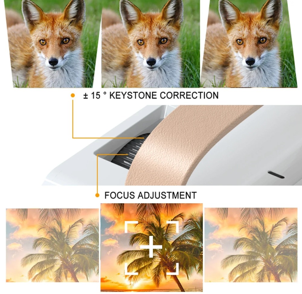 Portable Smart 4K Projector Mi - Home Cinema With Projector ulasan dan harga