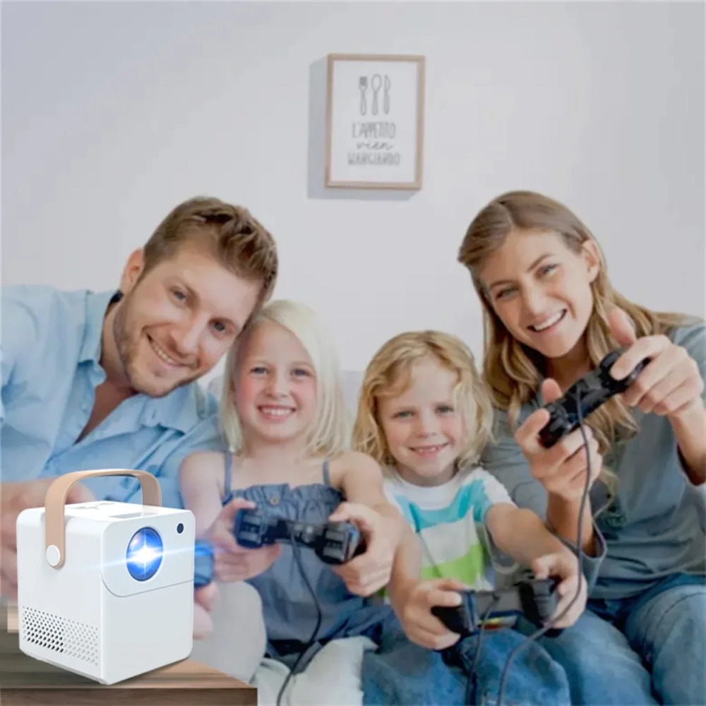 Portable Smart 4K Projector Mi - Home Cinema With Projector ulasan dan harga
