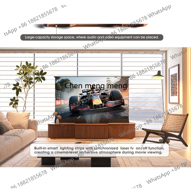 All solid wood automatic lifti - Home Cinema Tv Screen ulasan dan harga