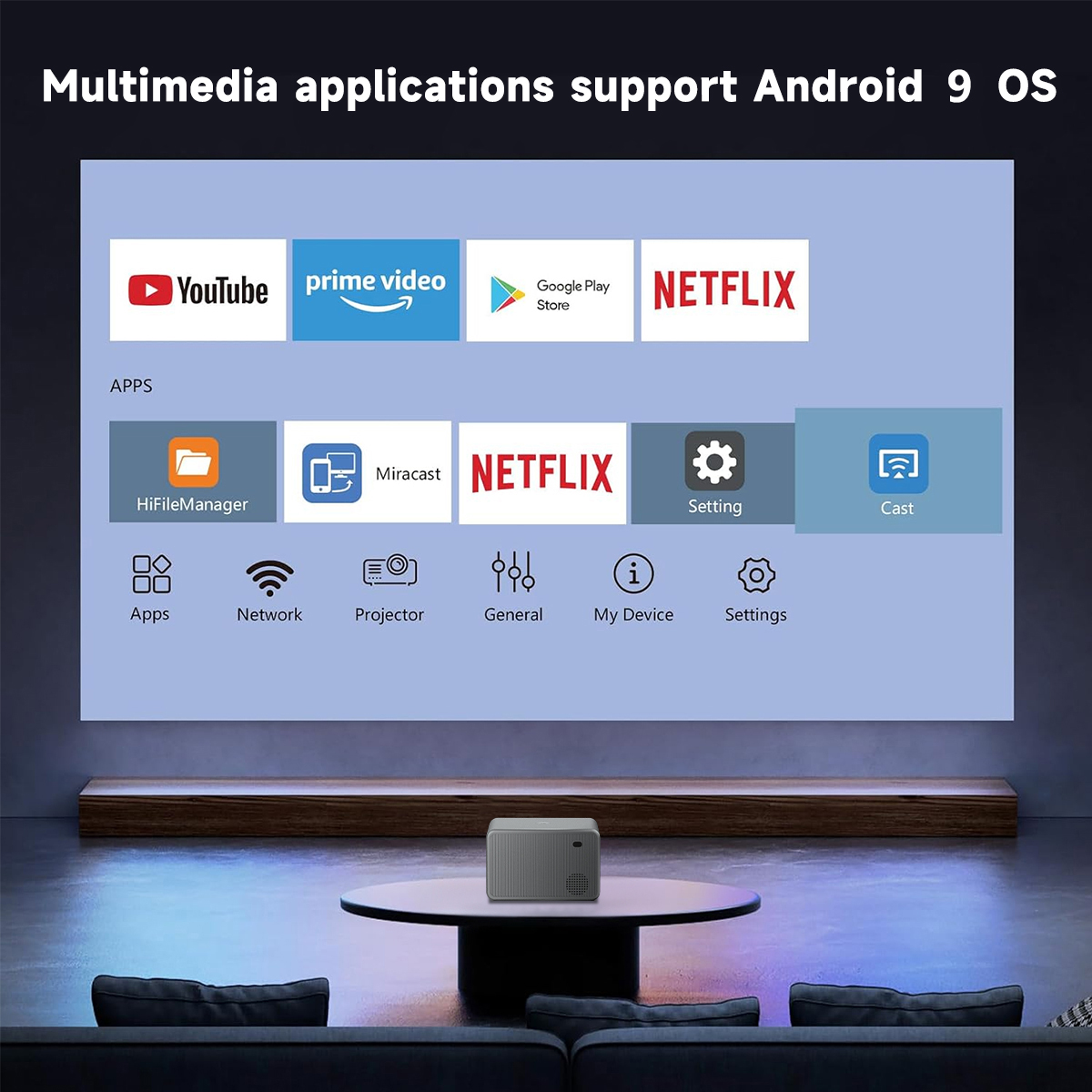 Mini Portable Full Hd Projecto - Home Cinema Tv Screen ulasan dan harga
